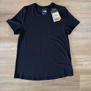 The North Face Womans Terrain Short Sleeve Black Shirt Size L Outdoor Explore